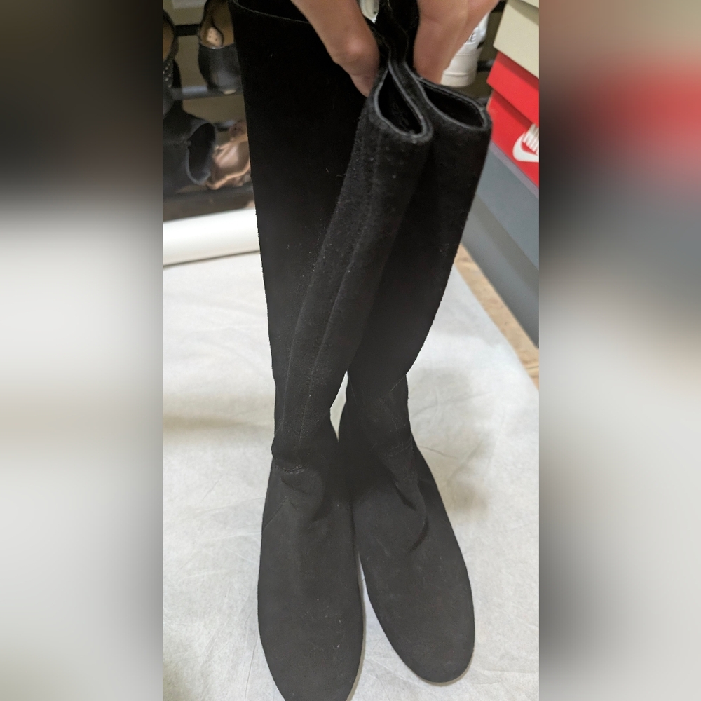 Nine West Black Over the Knee Boots